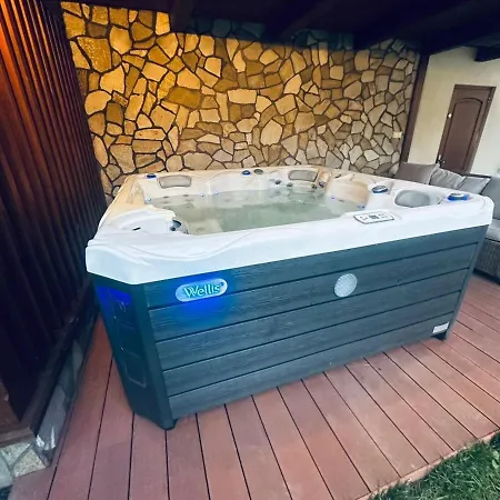 シャレー Tatrytop Dom Tatra Jacuzzi *